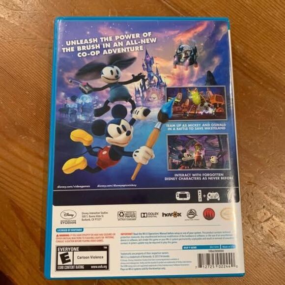 Disney Epic Mickey 2: The Power of Two Nintendo Wii U console - Picture 2 of 4